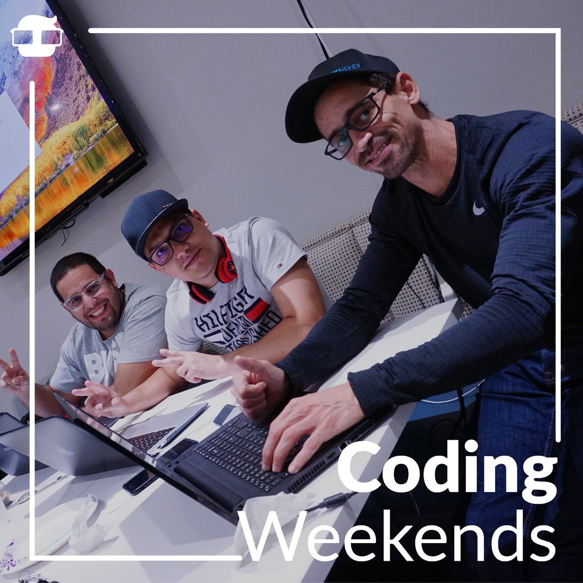 4GeeksAcademy's tweet image. Let’s get together in our #CodingWeekend 👍 at #4GeeksAcademy🤓
.
.
#JavaScript #Reactjs #Python #CSS #HTML #TimeToCode #Course #BootCamp #Coding #Miami #Technology #CodingEducation #PartTime #LearnToCode #Developers #WebDeveloper #Programmer #Geeks #Code