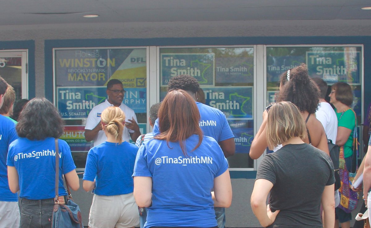 TinaSmithMN's tweet photo. What a great group of volunteers, ready to talk to voters! Grateful for the opportunity to pump up volunteers alongside @Cindy4House &amp; @Hollies4BP. We can create change at every level of gov’t and I’m grateful to be in this fight with such dedicated candidates. https://t.co/nQlWxtoKyU