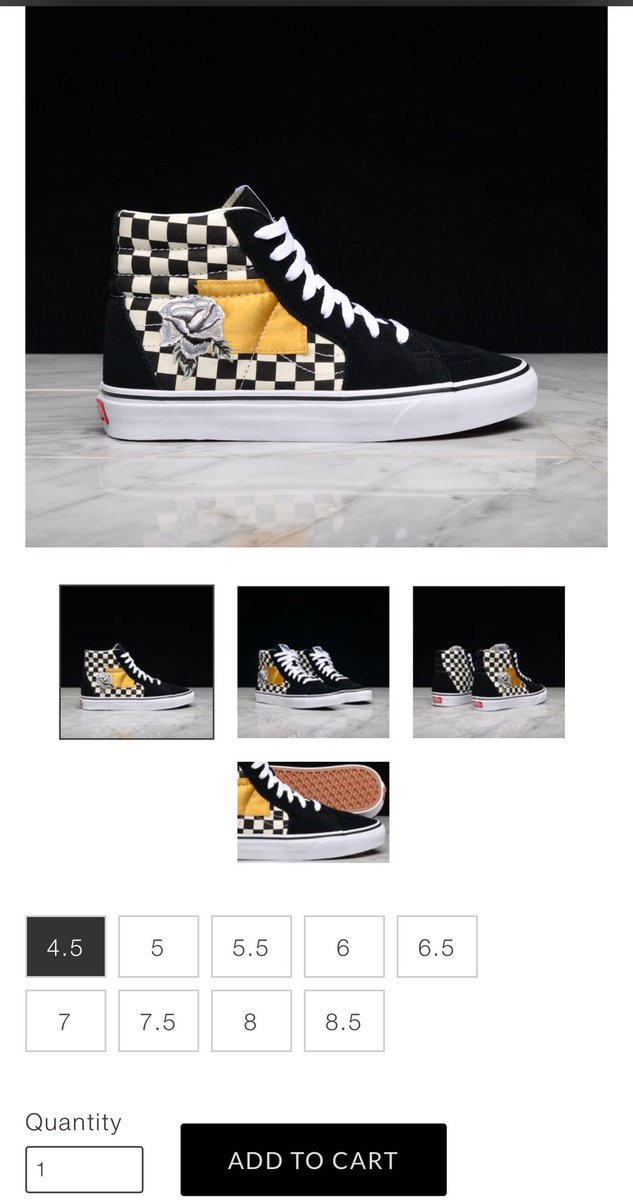 vans sk8 hi satin patchwork