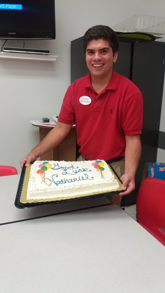 Wishing nothing but the best of luck to our intern Nathaniel we hoped you enjoyed your experience at Target (Short Pump)! @rschafer76 <a href="/mguraya9/">Manjot Guraya</a>