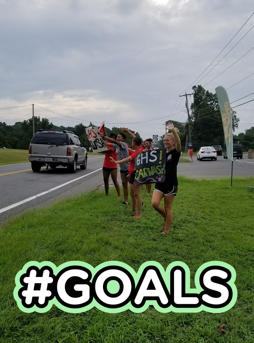 glndcheer's tweet photo. GHS Cheer sends a GIANT thank you to all who came out to support us today! You made our fundraiser wildly successful! THANK YOU! A special thank you to Goochland Market Place that went above and beyond to make sure we reached our goals!  Stay tuned for the Sept. Car wash date! https://t.co/Jbjeta95Qo