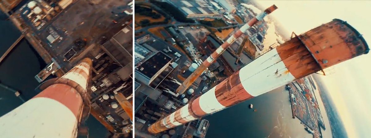 #WATCH Drone dives almost 208 metres from top of Poolbeg chimneys in this spectacular video indo.ie/IXUS30lmCQt