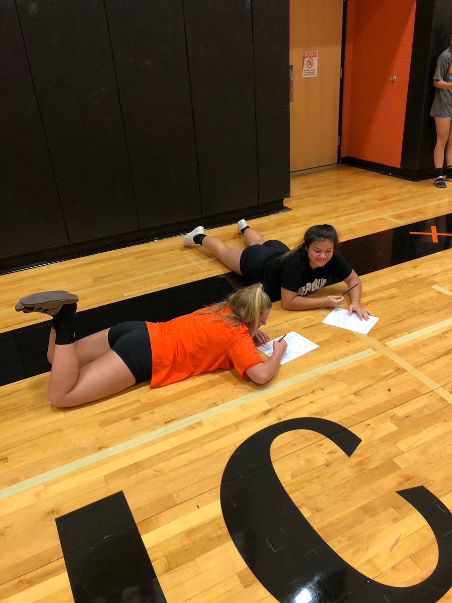REPMOvolleyball's tweet photo. We were excited to watch the @repmofootball scrimmage and do some team building after practice today. It’s a great day to be a Republic Tiger! https://t.co/NIFFYYFtSH