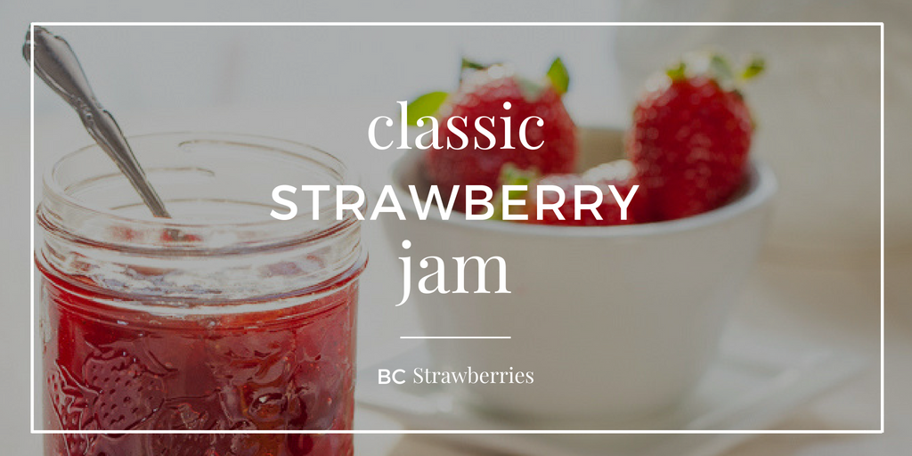 BCStrawberries's tweet photo. Making strawberry jam is easy! Check out this classic recipe that’s sure to be a big hit! https://t.co/LhsHa5w0CI https://t.co/nY10CeTf0z