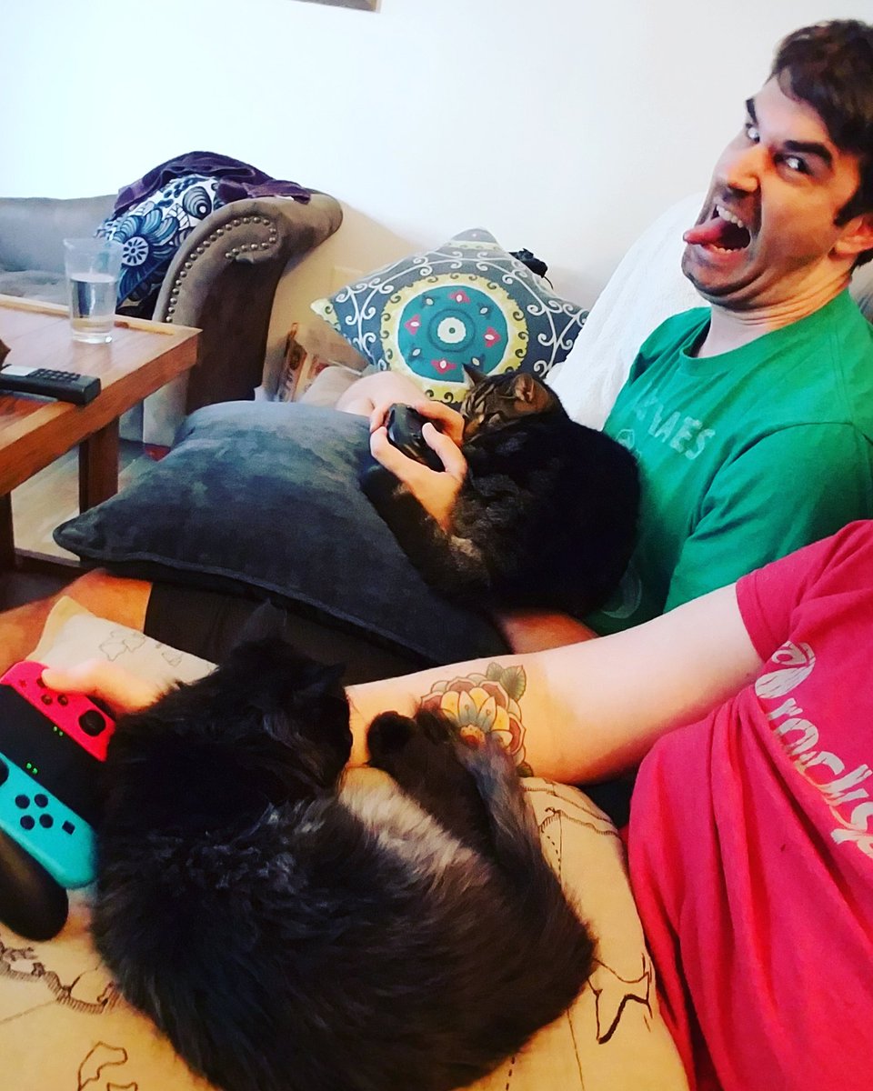 Ballpit_Gangsta's tweet photo. Ella is teaching Logan well
#smokecat
#CatsOfTwitter
#catshelping
#overcooked2 https://t.co/ffcMNO99SR