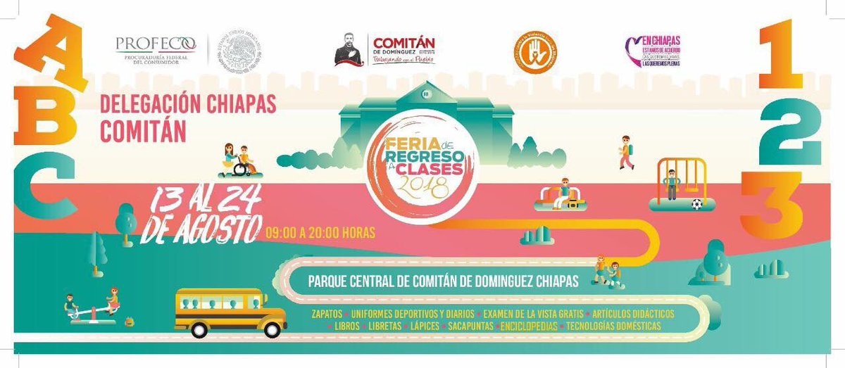 GobiernoComitan's tweet photo. #FeriaDeRegresoAClases #PROFECO https://t.co/acwC52Dfag