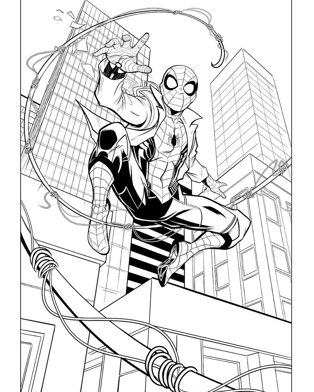 40 Collections Spider Man Homecoming Coloring Pages  Best HD