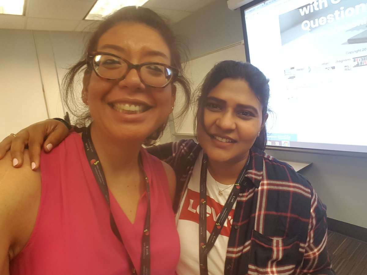 msarzagateacher's tweet photo. #C3TechConf is a great way of  #networking with #catholiceducators Met Sabitha Chanduri from St. Cyril of Jerusalem School. @arjan_harjani she remembers your feedback at the science fair this past year! #teachershelpingteachers https://t.co/pwNZOimg9d