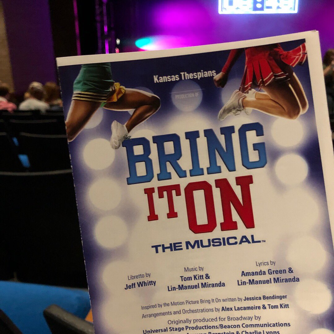 SouthTheatre's tweet photo. Excited to see Whitney Turner and the whole Kansas Thespian company Bring It! #BringItKansas #KSThespians 🎭 https://t.co/gi5k6n9dhq