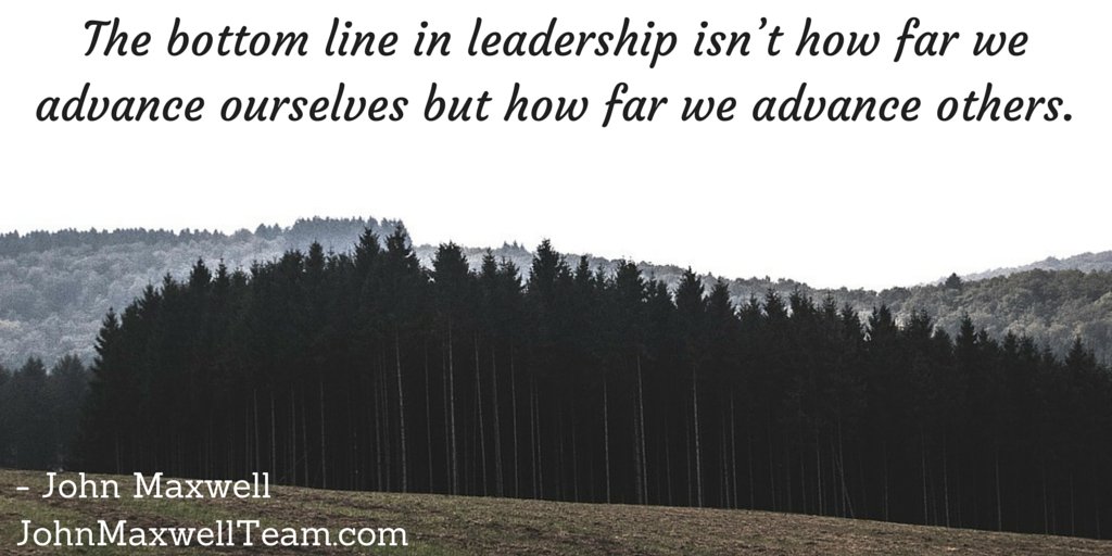 Leadership isn't about titles, positions, or flowcharts. It's about one life influencing another. #JMTeam