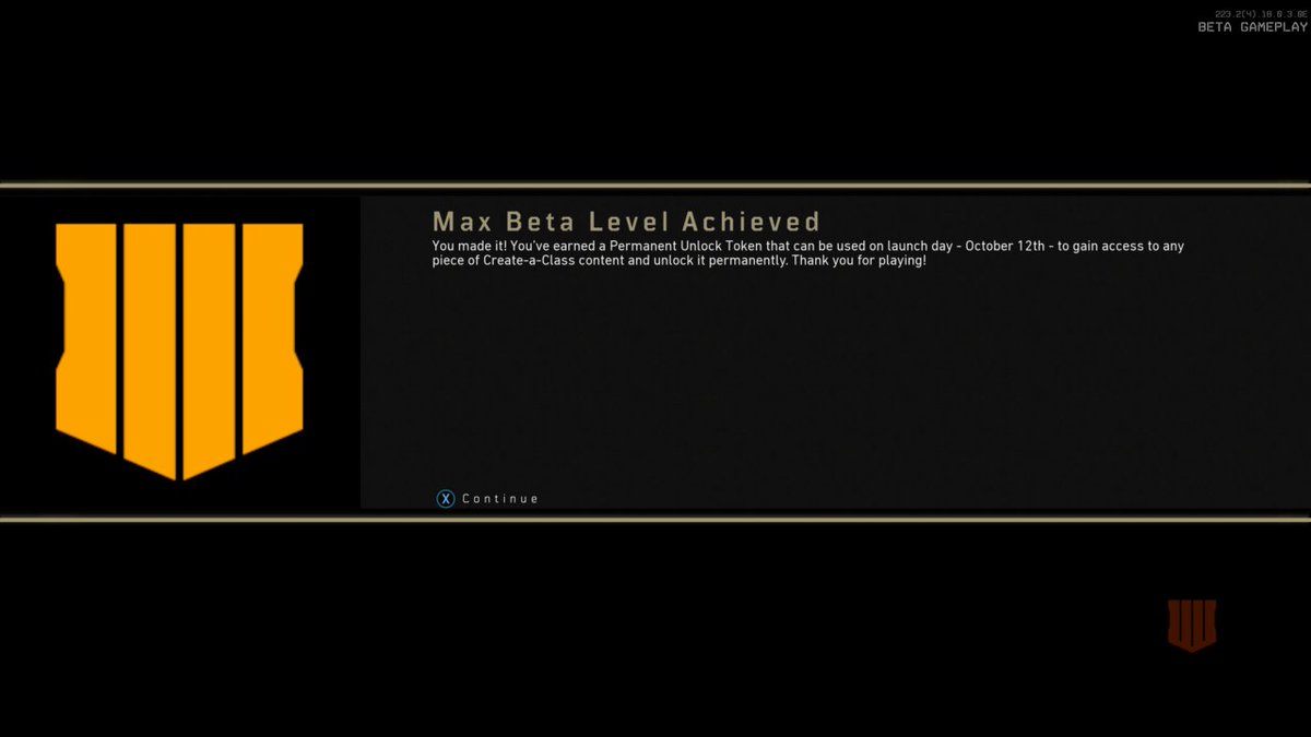 StarFishDesignz's tweet image. Reached max level on Black Ops 4