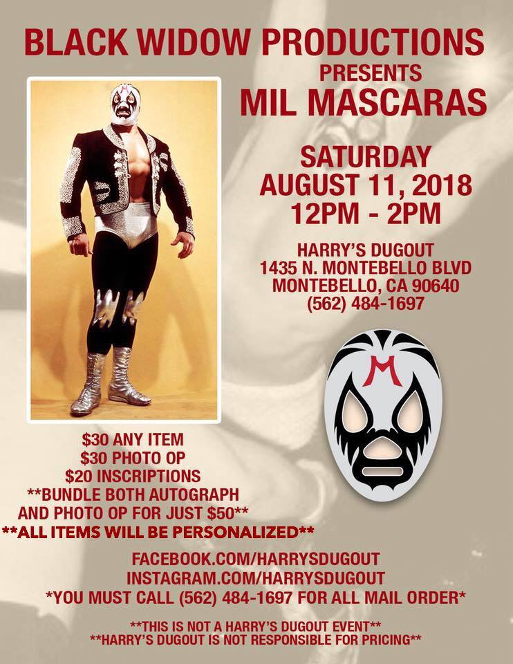 Today, I have a date with destiny in LA. Today, I unmask the truth behind the #MilMascaras Monday Night Mystery.