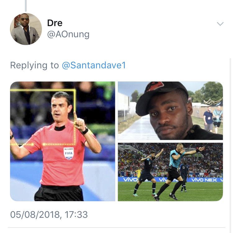 linkuptv's tweet photo. Why they do @Santandave1 like that 🤦‍♂️😂 https://t.co/dft4zC92dn