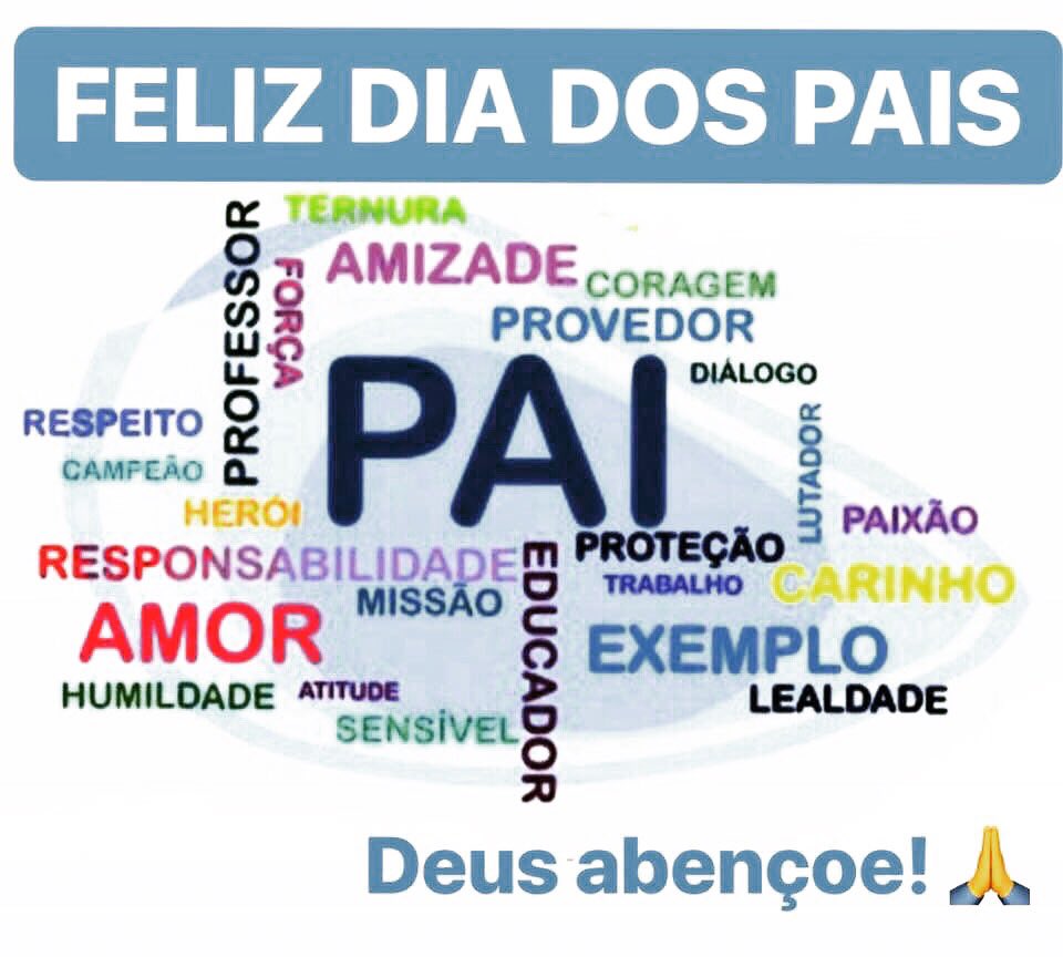 Amados PARABÉNS PAPAI parabéns 🎉🎊🍾
Compartilhemos juntos com todos 
Deus abençoe 🙌🙌🙌🙌🙌🙌🙌🙌🙌🙏🙏🙏