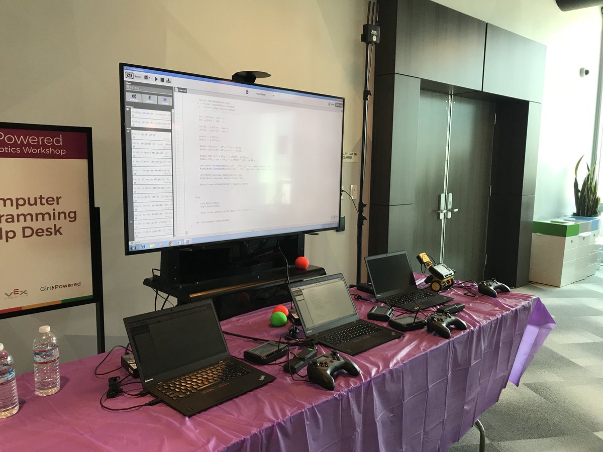 VEX Robotics is showcasing Coding Studio with the new V5 System at the Google All Girls VEX Robotics workshop <a href="/iDESIGNsol/">iDESIGN Solutions - iDESIGN 365</a>