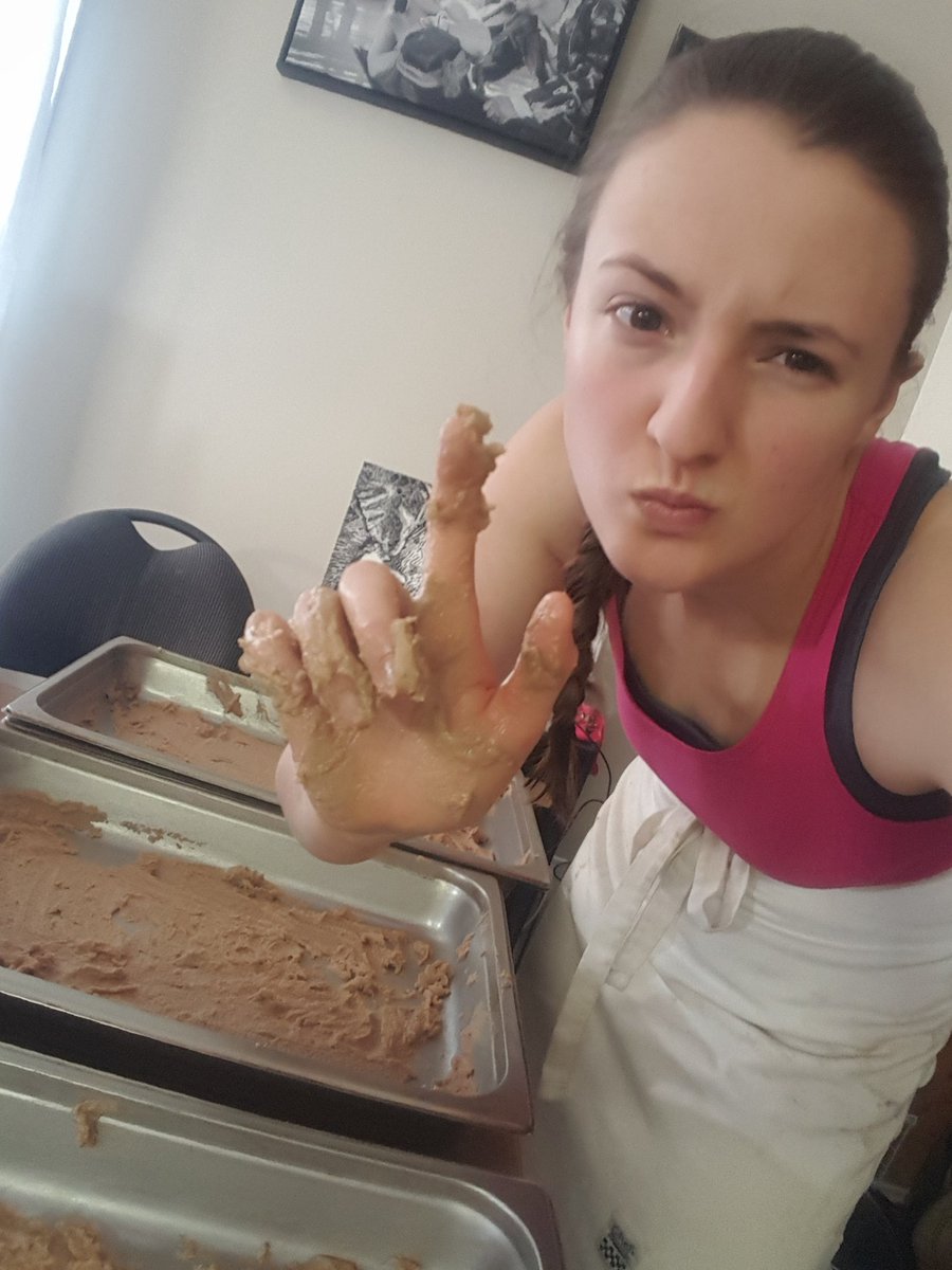 SirMrDrMoose's tweet photo. As my baking instructor used to say, "Spatel der Götter!" AKA: Hands are the best spatulas.

#cinnamon #buns #baking #12dozen https://t.co/sNIH6zT9xA