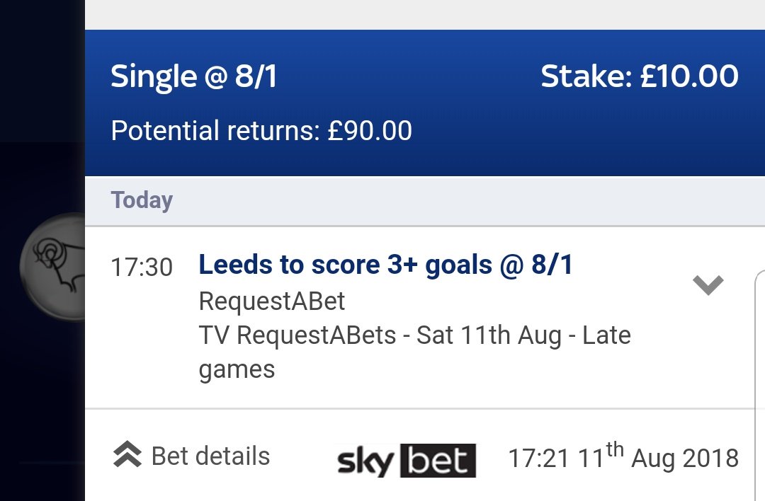 jonno6789's tweet photo. Stuck £10 On this today, a few minutes before the end of the game skybet change the odds?  knew it was too good to be true!! 66/1 to 8/1 in a second! @SkyBet https://t.co/qdJXAgdxbr