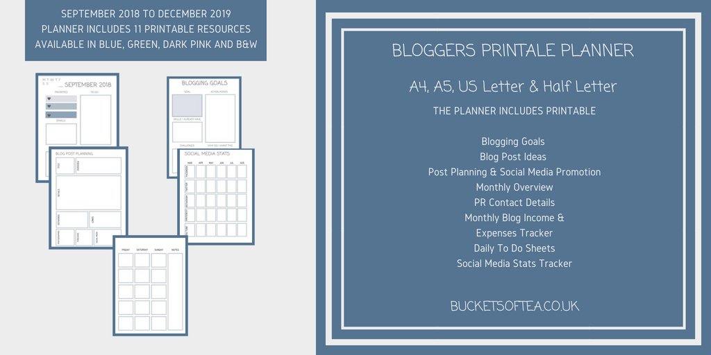 buckets_of_tea's tweet photo. Have your seen our printable Blogger Planners?  Includes 11 printable resources to help organise your blogging business #bloggers #bloggersplanner #blogmin #blogging #pbloggers #planner https://t.co/YX2hopdHoW https://t.co/aCiTquIhss