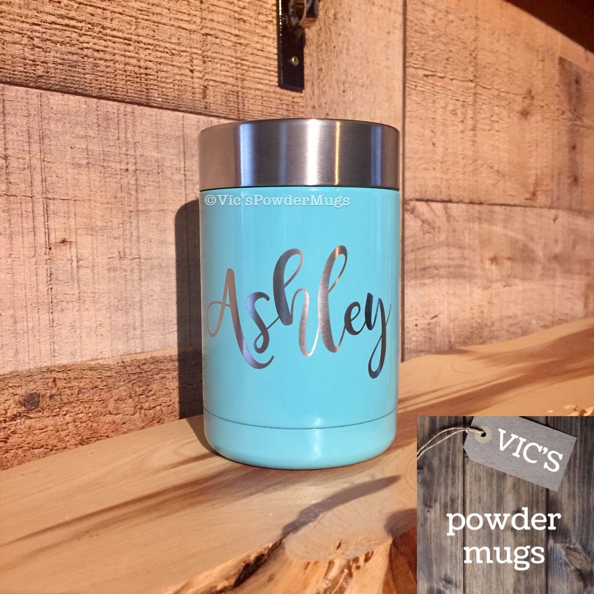 VicsPowderMugs's tweet photo. Ozark Trail can cooler in Aqua with engraving shipping to Oklahoma! #ozarktrail #cancooler #aquablue #laserengraving #personalized #etsy #etsyhandmade https://t.co/vazzUf37Ae