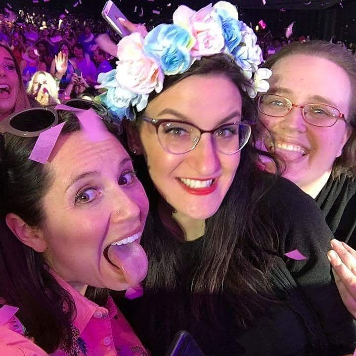 Noora_S's tweet photo. @WHOTheBckstreet @backstreetboys @nickcarter My fellow Kgirls @AndieYammine and @allison_v2 . @kevinrichardson brought us together. We've only been together once in Vegas but what a trip it was. Love these two. #BSBBFFs https://t.co/QjOKv5OSxh