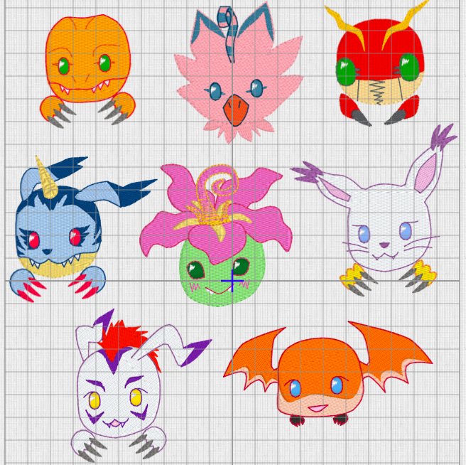 evetopus's tweet photo. Digitized some #Digimon https://t.co/zMm7GV3iLA