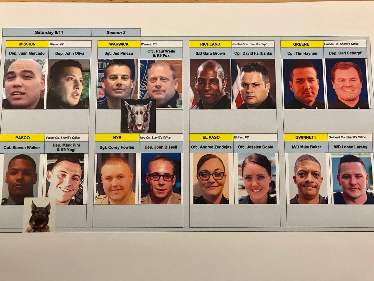 K9sOnPatrolLive's tweet photo. Let’s get ready to roll!😎
#Officername #CraigmyleLorweekend

#Mercado
#Oliva
#Pineau
#Wells
#Fox
#Garo
#Fairbanks
#Haynes
#Sharpf
#Walker
#Pini
#Yogi
#Fowles
#Bissell
#Zendejas
#Costa
#Baker
#Laraby

@Devildog683 @BrownGaro 
@LivePDNation @OfcAZendejas @ELSTEVE_OHH @THETimHaynes https://t.co/ar4xh6lbFh
