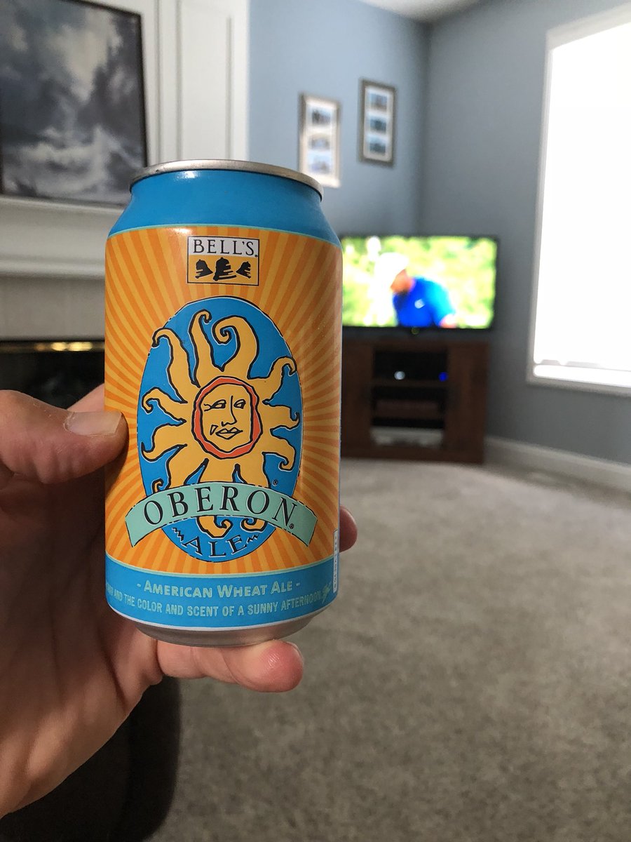 Golf and <a href="/BellsBrewery/">Bell's Brewery</a> Oberon. A great Saturday