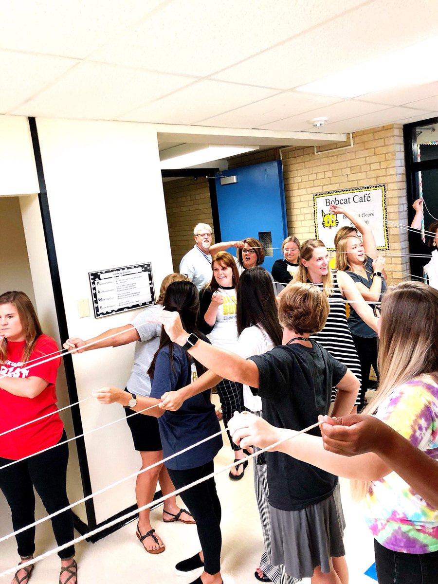 Is there a better way to start the year than with teambuilding? The answer is no. Love our Bobcat Staff Family! #ISDstrong