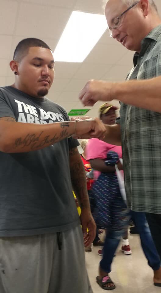 RefinersFire_'s tweet image. The Refiner’s Fire Outreach Team had 10 salvations today at Give A Kid A Chance at Ennis High School. Many other churches were handing out tracts and ministering. It was an awesome day!