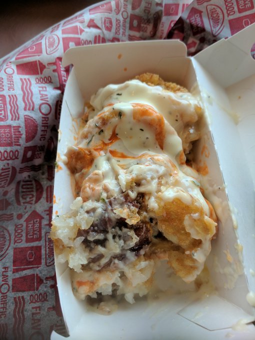 The #HangryChickenHash at #jackinthebox tastes like country fried Nihilism. https://t.co/NMhwHIujKI