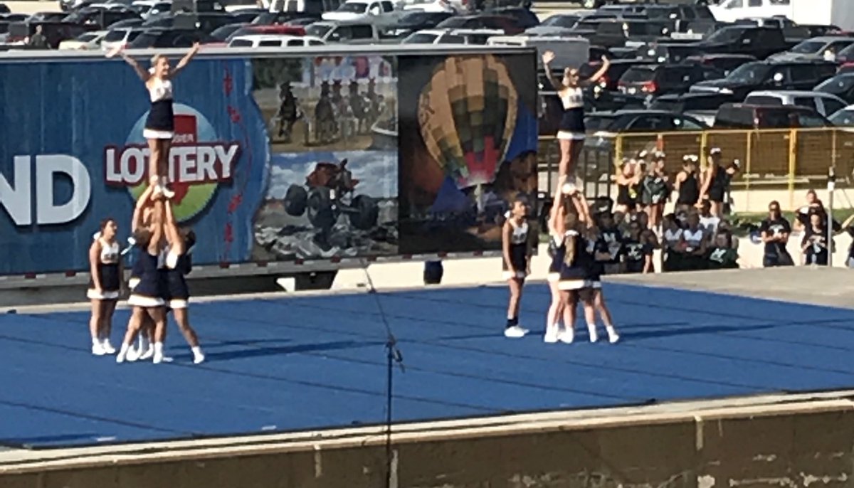 Awesome job by <a href="/PioneerCheer/">MHS Cheer Program</a> at the Indiana State Fair cheer finals!