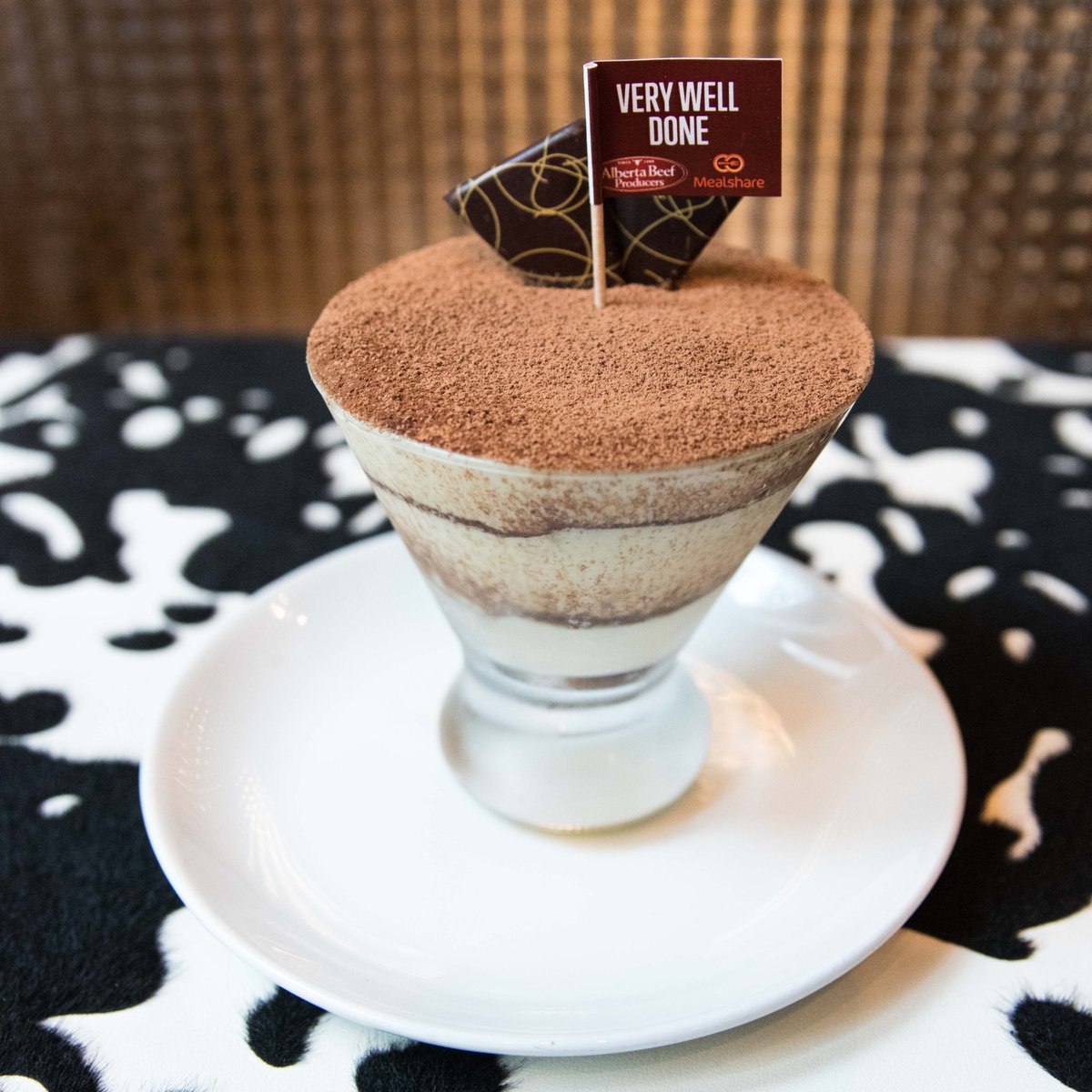 albertabeef's tweet photo. Thank you to @EatCucina for helping us get the word out about #MakeHungerRare! (P.S. Make sure to order dessert – this tiramisu is for a good cause). https://t.co/ljg8LIgPSS