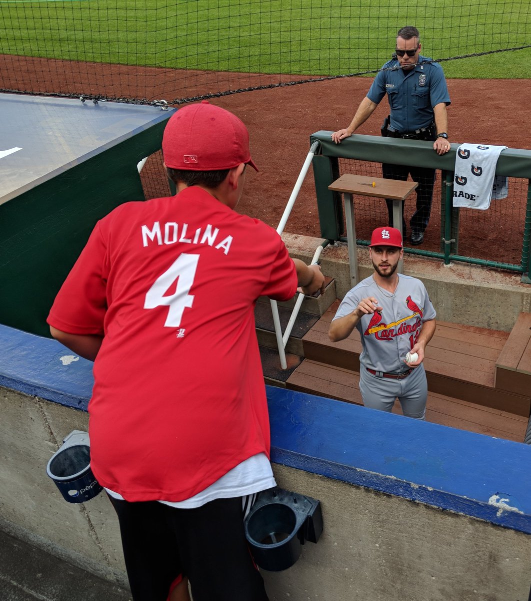 daveespe's tweet image. Thanks, @RealPaulDeJong - made my son&apos;s day!