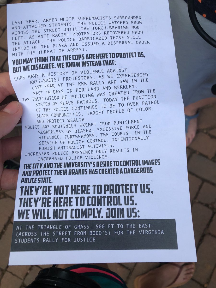 katebellows's tweet photo. Given at the Students United protest https://t.co/bT9WHts7pt
