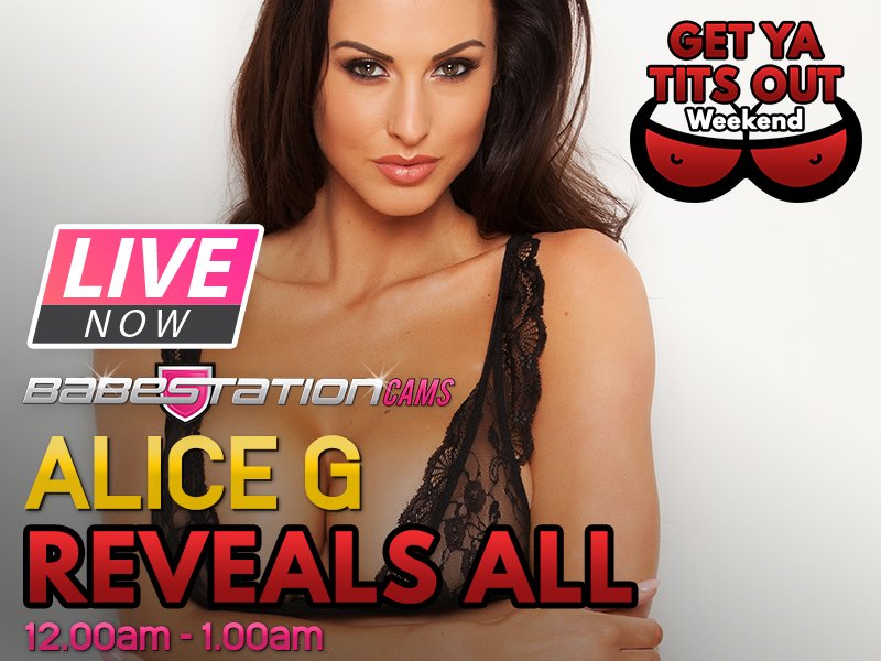 Live Now: @AliceGoodwin 😍
1 Hour Special ⏰
Alice...reveals all! 🔞
https://t.co/Em1TMEOWQy 🖥️ https://t.co/MmRRg4cwJS