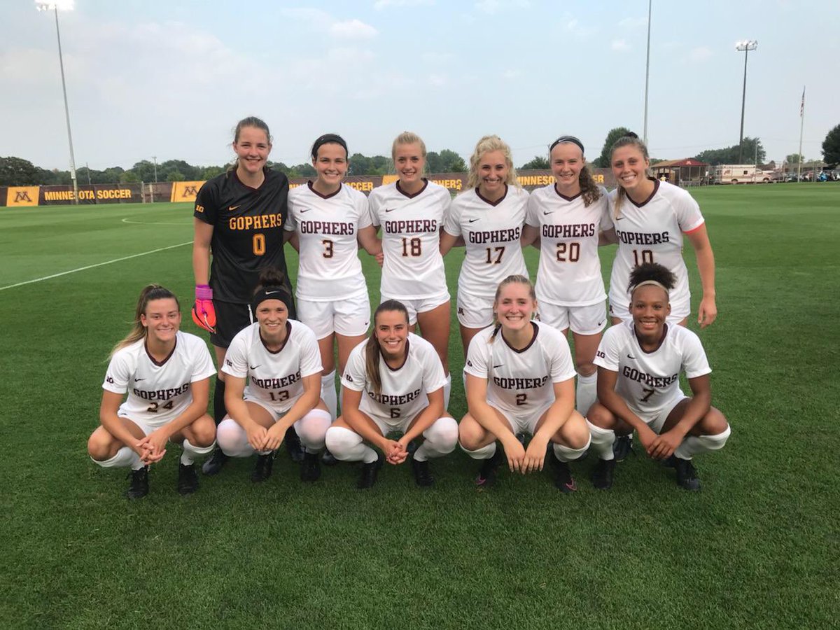 GopherSoccer's tweet photo. Almost go time! Here’s the #Gophers Starting XI!

Aguado - GK
Langdok
Steckr
Fiedler
Ward
Heslin
Albrecht
Nummerdor
Kuehn
Bockin
Windingstad

📊 https://t.co/6Hp9O2yQPt https://t.co/HiztkJ6uVb
