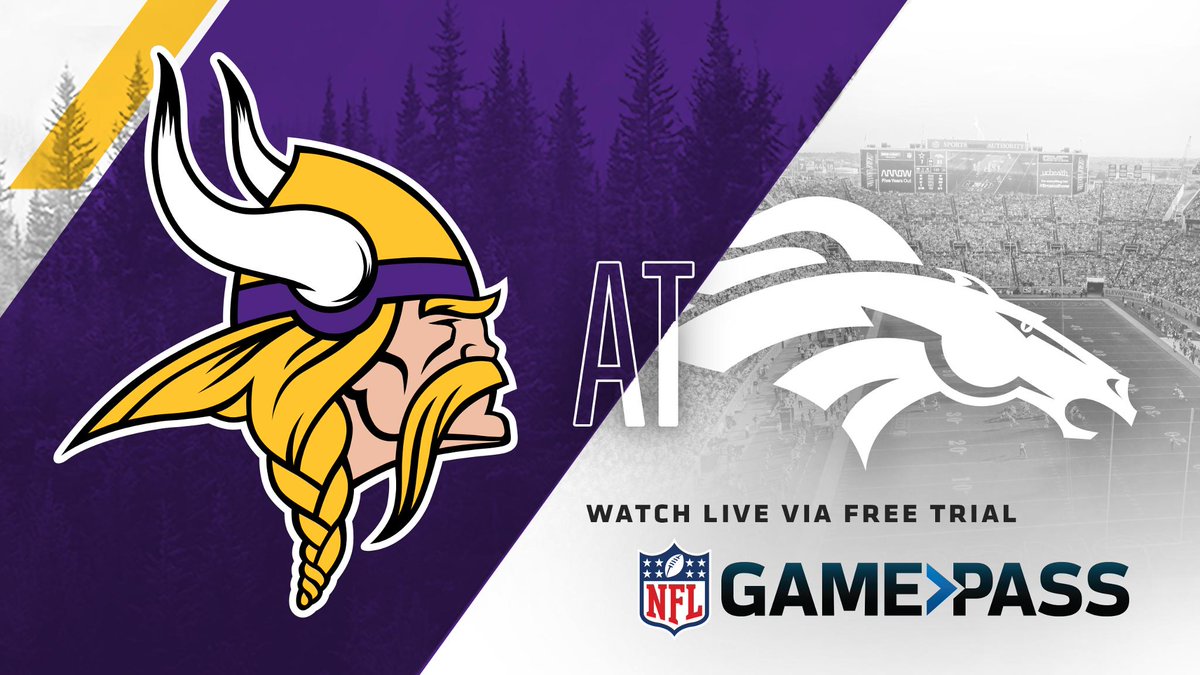 #MINvsDEN  🕙: 8:00 p.m. CT 📺: @nflnetwork/@FOX9  📻: @KFAN1003  💻: mnvkn.gs/7x7Tso https://t.co/IRGvtlCHny