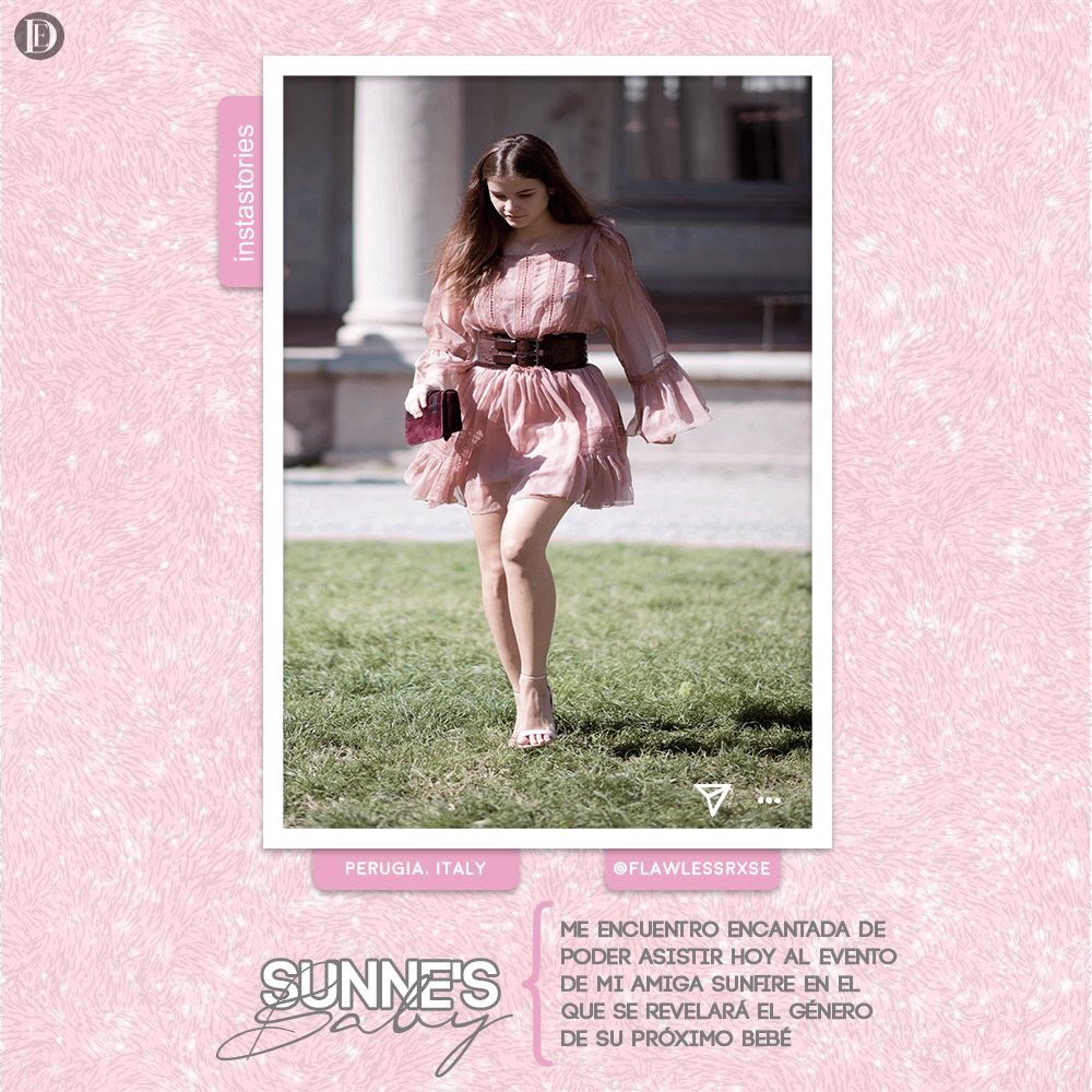 #BabySunneGR┋Hoy asistí a la pequeña fiesta de mi amiga Sunfire y su novia para revelar el género del bebé. Me vestí de rosa porque yo presiento que será una hermosa niña.