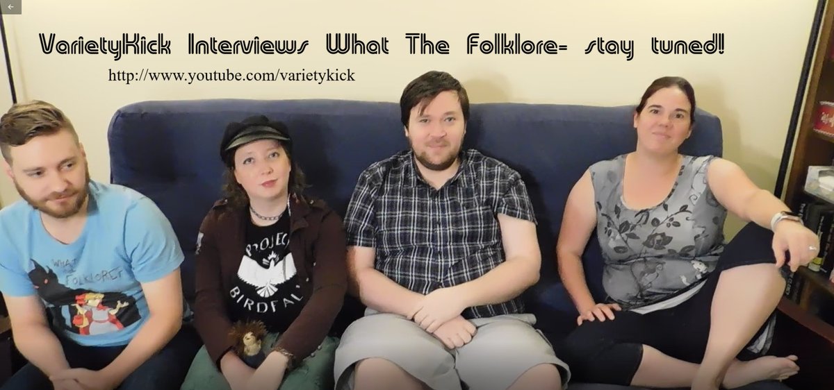 VarietyKick's tweet image. We filmed our 3rd show today and will be posting on #YouTube soon!  Check us out as well as podcast @WTFolklore