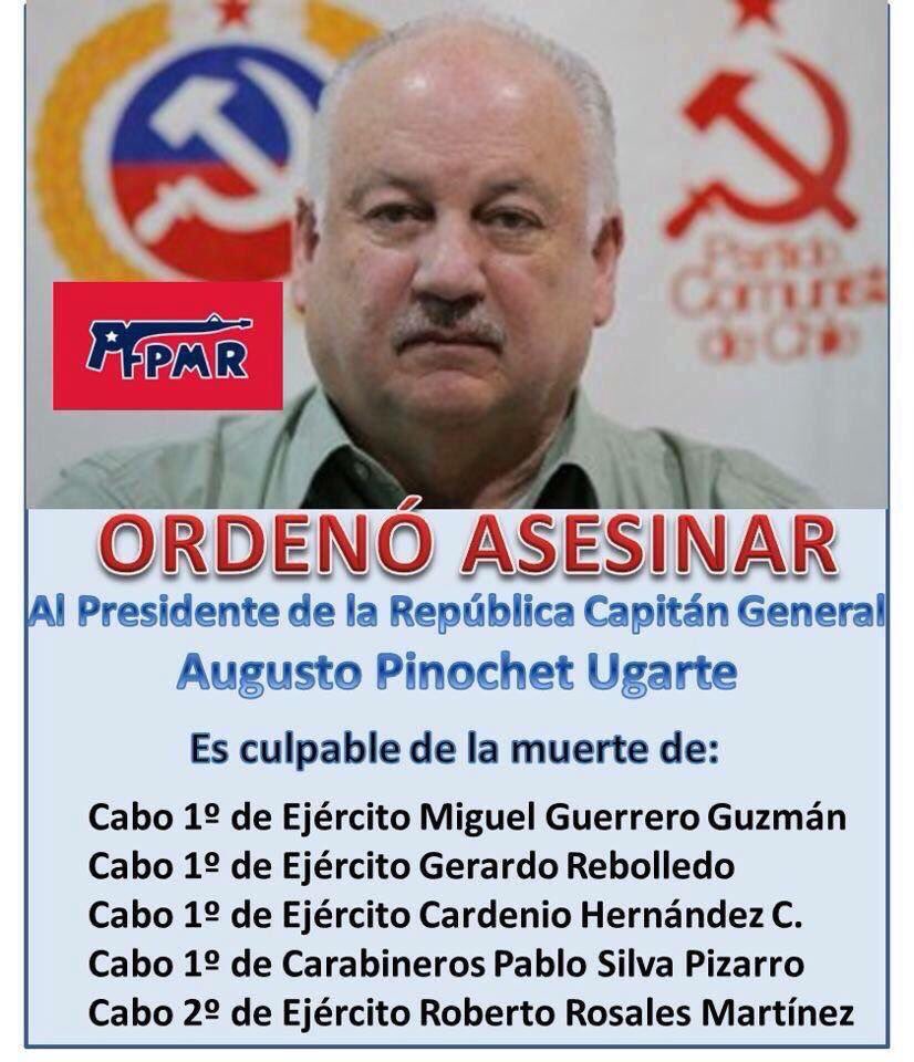 ericahenriquezo's tweet photo. @guillier @melnicksergio ¿Por qué permiten a este asesino confeso en el Congreso? ¡¿Por qué permiten que sigan recibiendo pensiones los falsos exonerados? SON UNOS CORRUPTOS QUE MIENTEN A PAÍS, NO SE MERECEN ESTAR RECIBIENDO MILLONES POR MENTIR, #CIERRENELMUSEODELAMENTIRA https://t.co/ORR81VM49C
