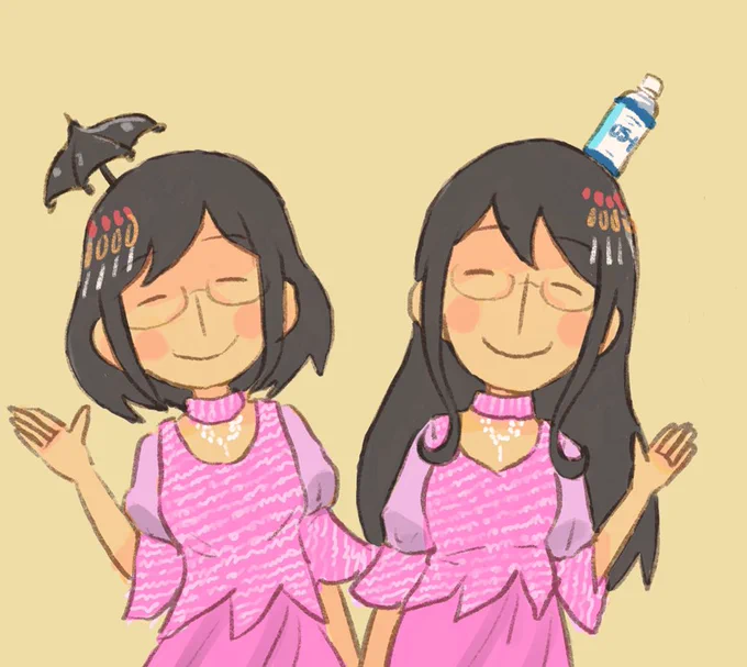 コミケでコスプレ姉妹 