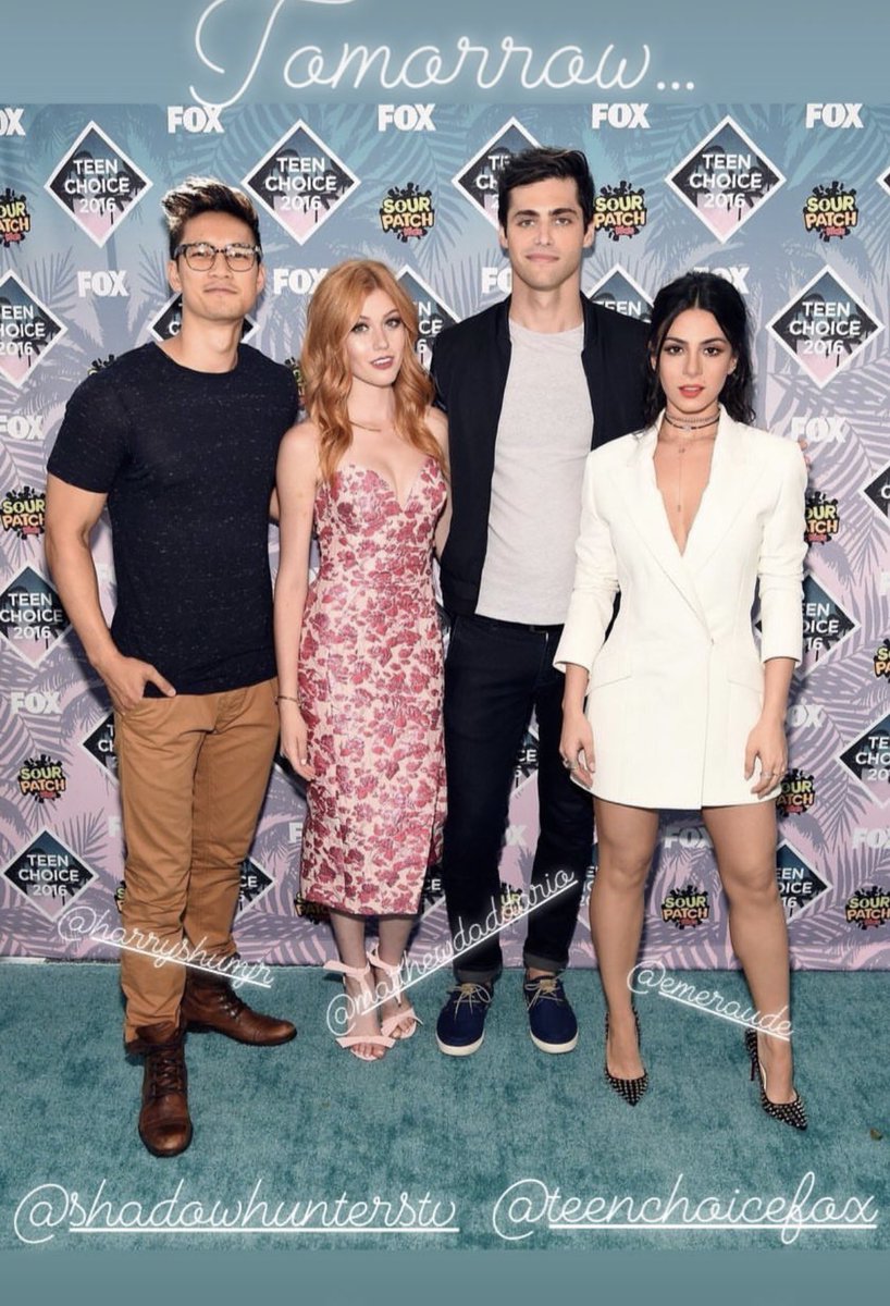 baneandlewis's tweet photo. Kat is excited for the #TCA tomorrow! #SaveShadowhunters 
(via @Kat_McNamara IG Stories) https://t.co/r3mDuQEnLp