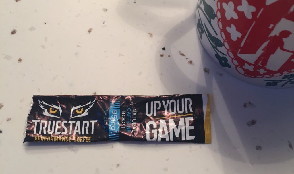RunningBuggies1's tweet photo. Really enjoying the kick I get from @TrueStartCoffee Thanks to @RunningAward for introducing them to me! Now off for my long run! #runningmum #truestartcoffee #blogger #awake #5amclub #fitfam https://t.co/8hA6RV8UkS