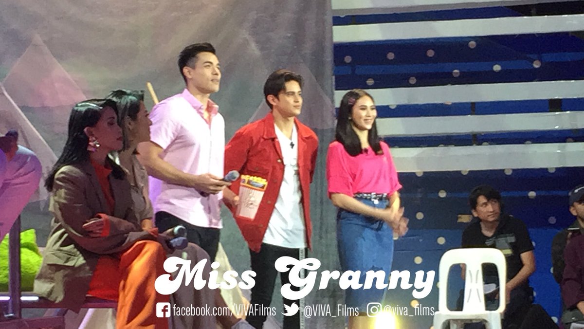 VIVA_Films's tweet photo. Xian Lim, James Reid, and Sarah Geronimo on ASAP! #MissGrannyPH #MissGrannyPHOnASAP https://t.co/c1RDDWTC6X