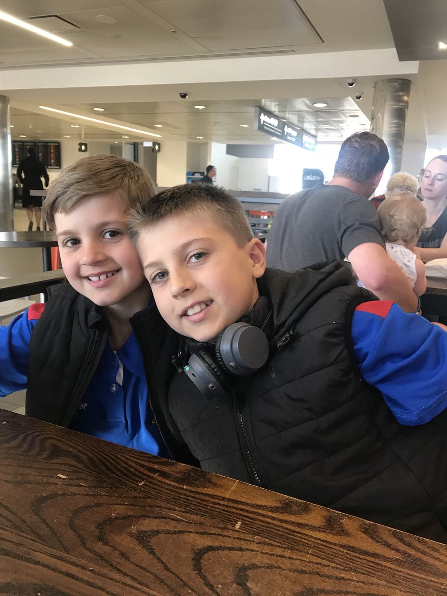 julesaj1's tweet photo. These 2 gorgeous boys heading back to Perth after a whirlwind surprise visit for my birthday! ❤️❤️😘😘 #wonderfulweekend #wenttooquick #jack #jaren https://t.co/JpYziwKINI