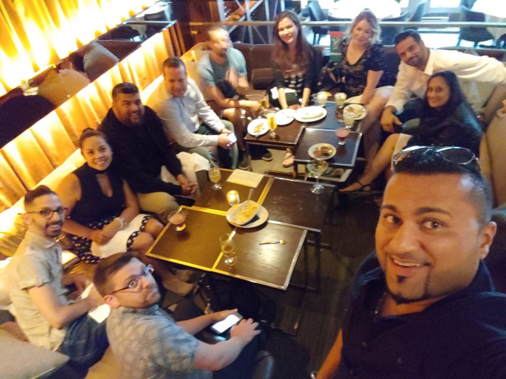 HHHuntersLive's tweet photo. Celebrating our engagement with great friends. Thanks to @BrowntoBure @yanogrk and so many others who came to celebrate https://t.co/lWNA65Ideu