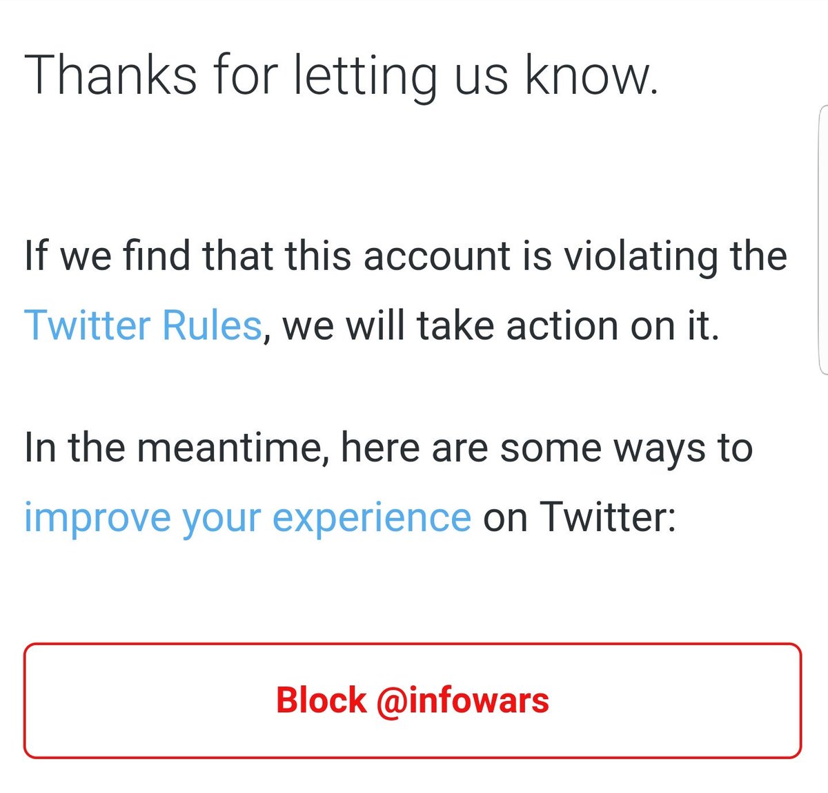 lynndukes's tweet photo. @kylegriffin1 @jack #BlockInfowars https://t.co/HEGJGNKClq