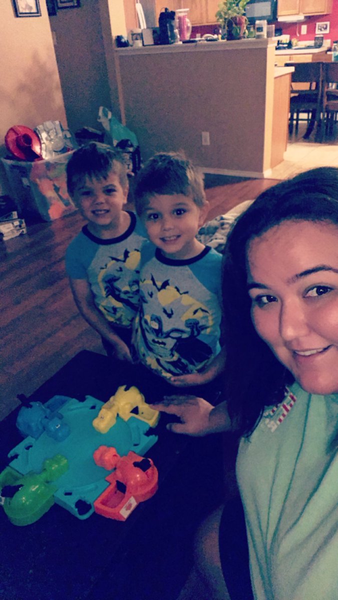 EdwardsRangers's tweet photo. Sweet summer slumber parties with these two!! Love them so much!! #WetmoreSummerfun #gameboardselfie https://t.co/JSC8wfIwjf