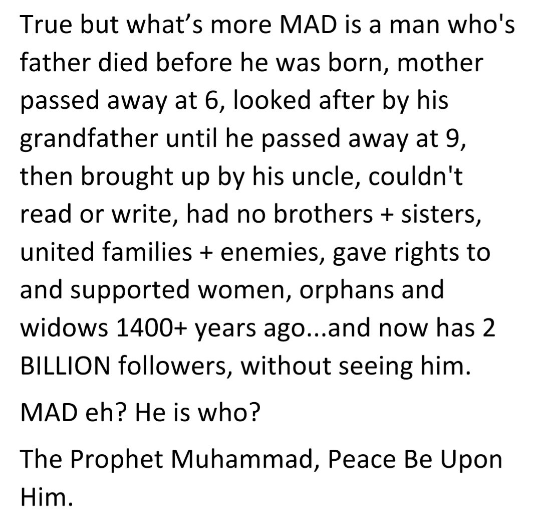 iffy_lfc's tweet photo. @Honorfarmer Check this... THIS IS MAD. AGREE?
#ProphetMuhammad #Islam #thisisMAD https://t.co/0OL5b6aLXw
