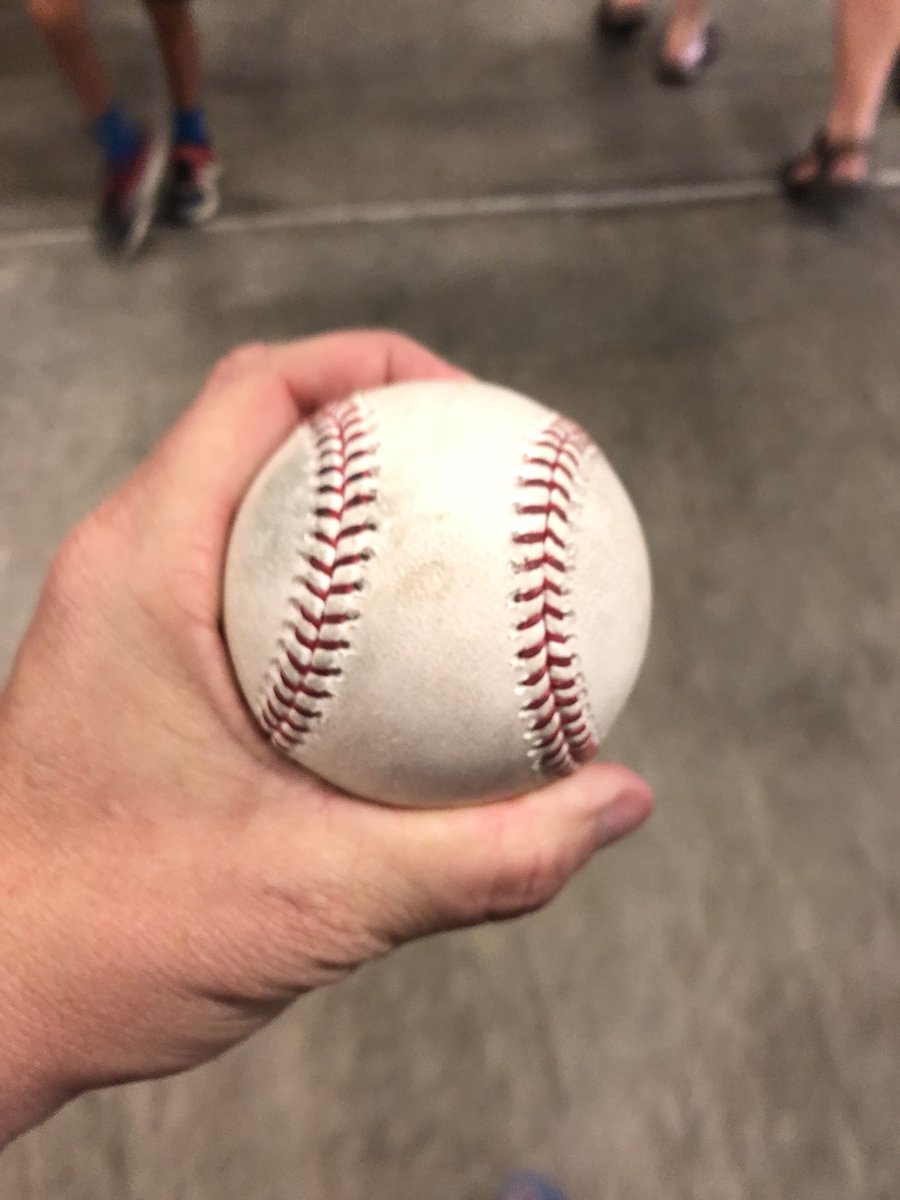 pegasus325's tweet photo. @MrLapara I am visiting from the Land caught your homerun ball!! Thank you!! https://t.co/sEEtMitM76